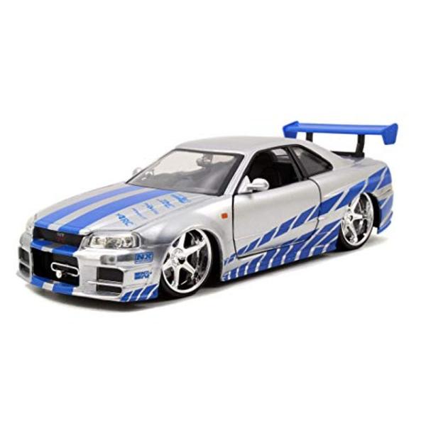 jada toys 1/24 FAST&amp;FURIOUS ミニカーBRIAN&apos;S NISSAN SKY...