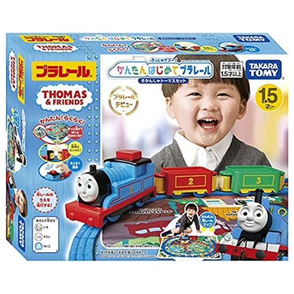 タカラトミー 『 プラレール トーマス ぷっしゅでゴー かんたんはじめてプラレール きかんしゃトーマ...