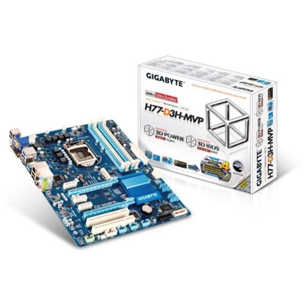 GIGABYTE intel H77 LGA1155 ATX VirtuMVP GA-H77-D3H...