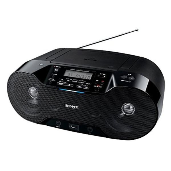 ソニー CDラジオ FM/AM/ワイドFM/Bluetooth対応 オートスタンバイ機能搭載 ZS-...