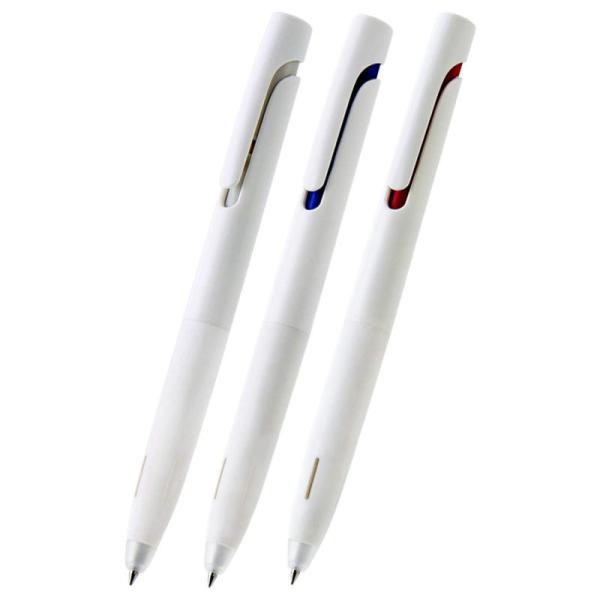 ゼブラ 油性ボールペン ブレン 0.7mm 白軸 3色 3本セット P-BA88-AS3AZ