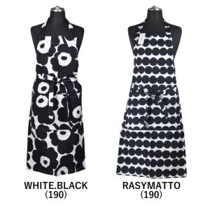 マリメッコ marimekko エプロン ブラ...の詳細画像1
