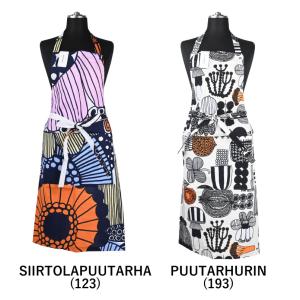 マリメッコ marimekko エプロン ブラ...の詳細画像2