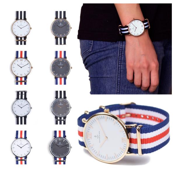 キャプテン&amp;サン KAPTEN&amp;SON 40mm ナイロンベルト Campus 時計 腕時計 レディ...