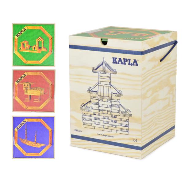カプラ KAPLA 280 ブロック280 積み木 木製 アートブック 知育玩具 木製玩具 1歳 2...