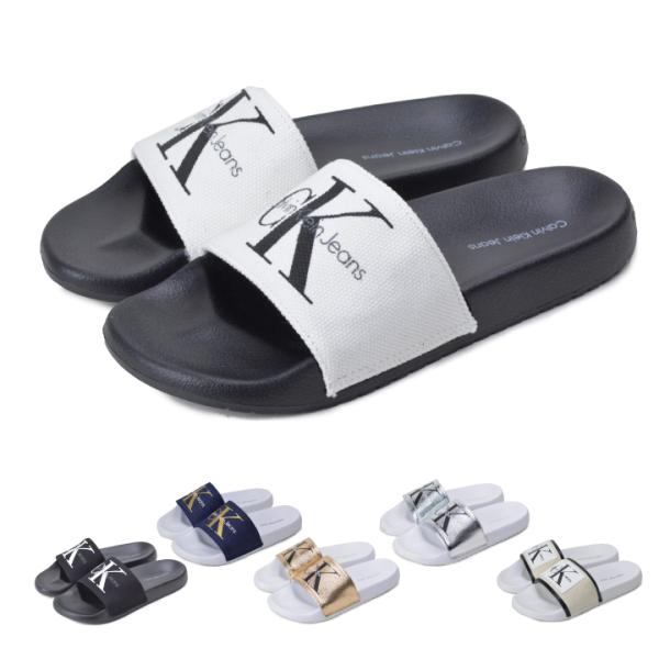 カルバンクライン ジーンズ CALVIN KLEIN JEANS CK シャワー サンダル メンズサ...