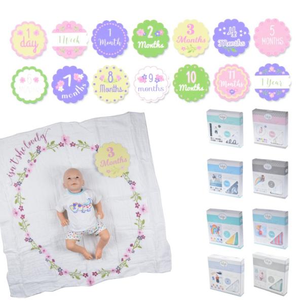 LULUJO ルルジョ /Baby's First Year blanket/cards ベビー キ...