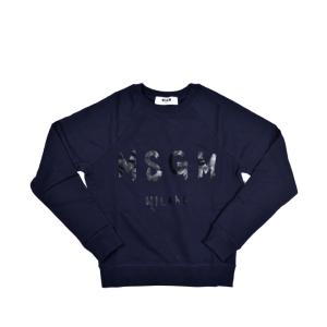 エムエスジーエム MSGM BRUSH STROLES LOGO SWEATSHIRT 1000MDM89 トレーナー パーカー レディース クルーネック トップス コットン ロゴ 長袖 お洒落｜daibo