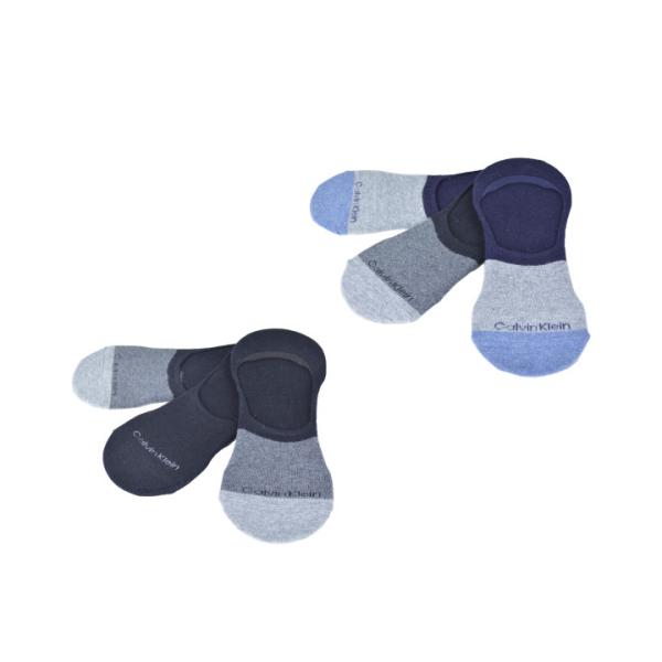 カルバンクライン Calvin Klein 3 Pk NO SHOW COTTON BLEVD CK...