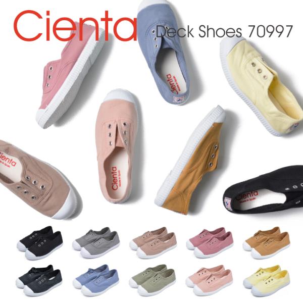 シエンタ 靴 CIENTA  キッズデッキシューズ Kids Deck Shoes 70997 キャ...