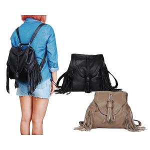 7chi DYLAN BAG フリンジバッグ  本革 2WAY