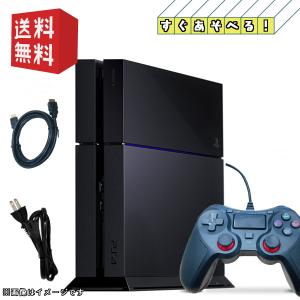 PS4 初期型 本体 【すぐ遊べるセット】500GB [ジェット・ブラック/グレイシャー・ホワイト ...