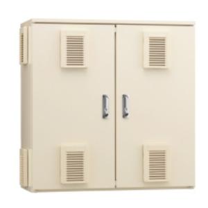 河村電器 BBH6765-25K BBキャビ 半屋外用・壁掛型 換気ルーバー付 クリーム ファン無 ...