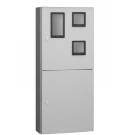 河村電器 MI123P 引込計器盤用 屋根無タイプ 屋内外兼用 木製基板 WHMスペース付 ベージュ...