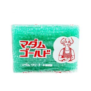 イシミズ 食器用スポンジ マダムゴールド グリーン 日本製｜daidokoroyazakkaten