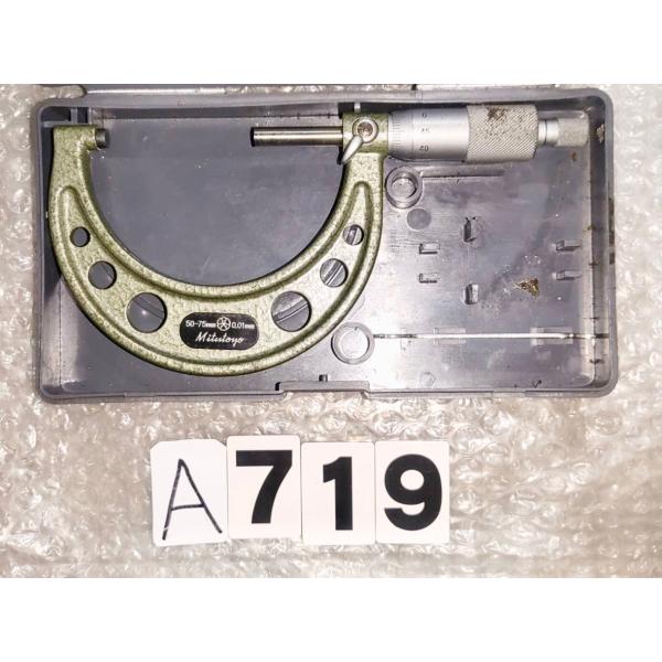 外側マイクロメーター　ミツトヨ　0.01mm　50-75ｍｍ　NO,A719