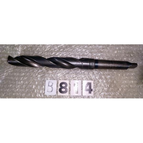 テーパーシャンクドリル 刃径 約Φ28.5　溝長180　全長300　 NO,B814