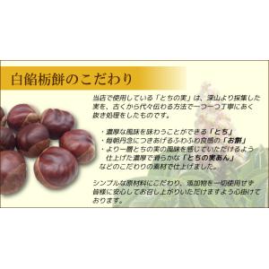 白餡栃餅(しろあんとちもち) 栃の実大福 栃の...の詳細画像5