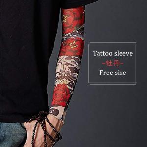 アームカバー 刺青 タトゥースリーブ タトゥー メンズ 入れ墨 tattoo 煽り運転対策 和柄 UVカット ロング 母の日