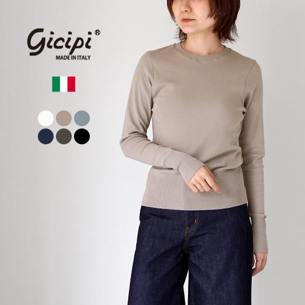 GICIPI（ジチピ） FRAGORA フラーゴラ クルーネック ジャストフィット ニットソー / ...