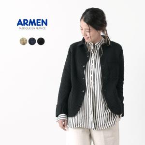 ARMEN（アーメン） コットン キルト シャツカラージャケット / キルティング / ライトアウター / フランス製