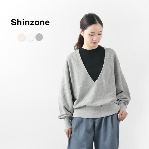 SHINZONE（シンゾーン） Vネック スウェット 21SMSCU13 / トレーナー 長袖 無地...