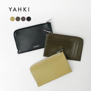 YAHKI（ヤーキ） W FACE フラット ミニウォレット / レディース 財布 カードケース コインケース レザー｜daigochi