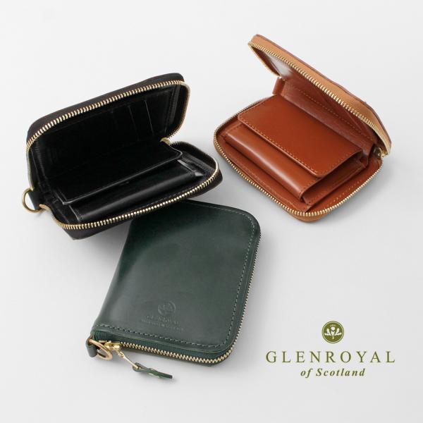 【正規品】GLENROYAL（グレンロイヤル） アラウンドジップ スモールウォレット / ミニ財布 ...