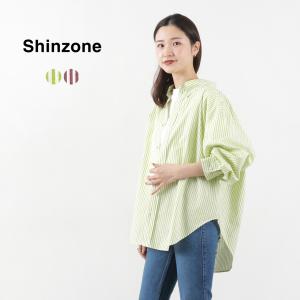 SHINZONE（シンゾーン） ダディシャツ ストライプ / レディース 長袖 柄 綿 コットン 23SMSBL05