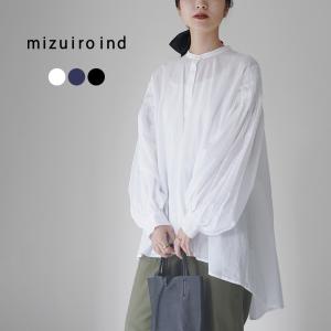 mizuiroind（ミズイロインド） 3-250038 シャツワンピース ライト