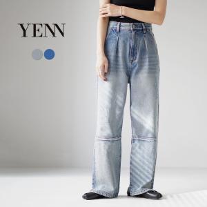YENN YENN（イェン） ハイダメージ ワイドパンツ / レディース