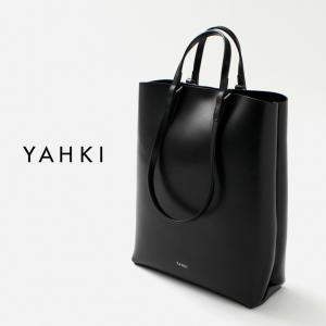 YAHKI（ヤーキ） ダブルハンドル レザートート / レディース A4 鞄 バッグ ショルダー 2WAY 通勤 無地 黒｜GochI by ROCOCO