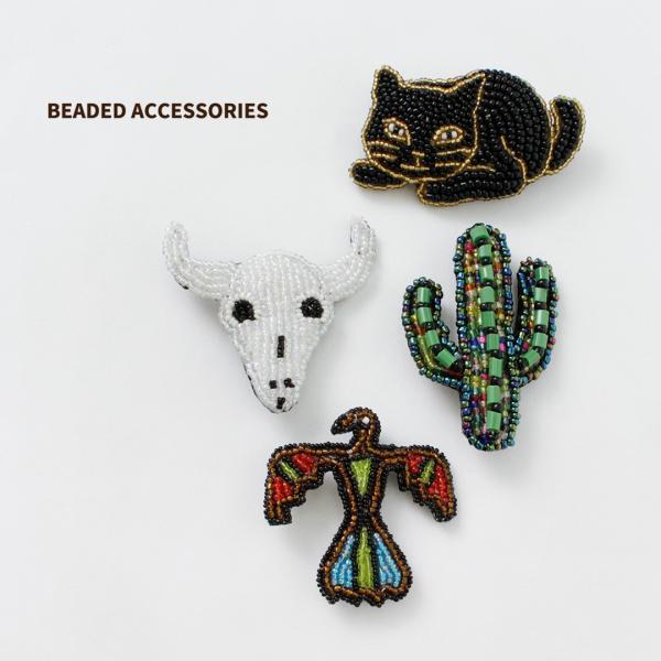 BEADED ACCESSORIES（ビーズアクセサリー） ビーズ ピンバッジ M / ハンドメイド...