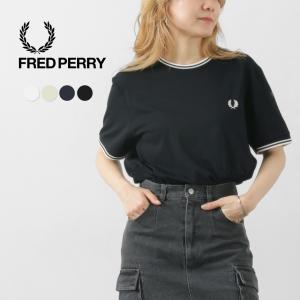 FRED PERRY（フレッドペリー） M1588 TWIN TIPPED Tシャツ / レディース トップス 半袖