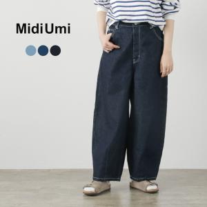 MidiUmi（ミディウミ） パンツ ハイウエストカーブデニム レディース