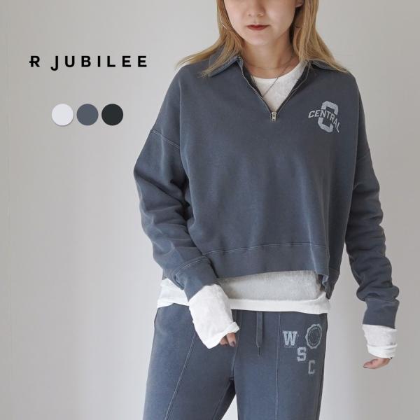 R JUBILEE（アール ジュビリー） ハーフジップ スウェットプルオーバー / 長袖 レディース...