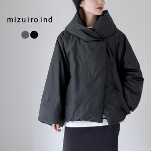 定価4.9万】ミズイロインド mizuiro-ind *ステンカラーワイドダウン