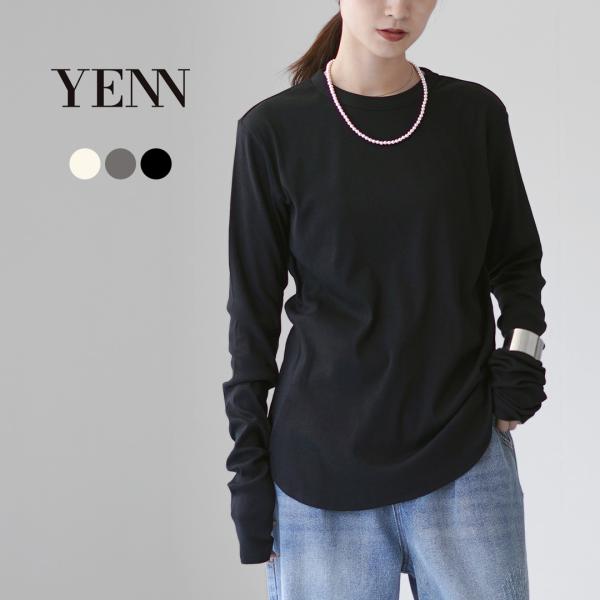 YENN（イェン） コットン リブ ロングスリーブ Tシャツ / レディース トップス カットソー ...