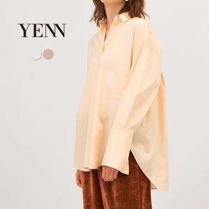YENN バルーンチュニックプルオーバー　ホワイト　新品未使用品 大きめ UNTITLED（アンタイトル） チュニック 「YENN」バルーンチュニックプル