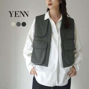 YENN ニット セーター 「 YENN / イエン 」FLUFFY VEST / フラッフィー