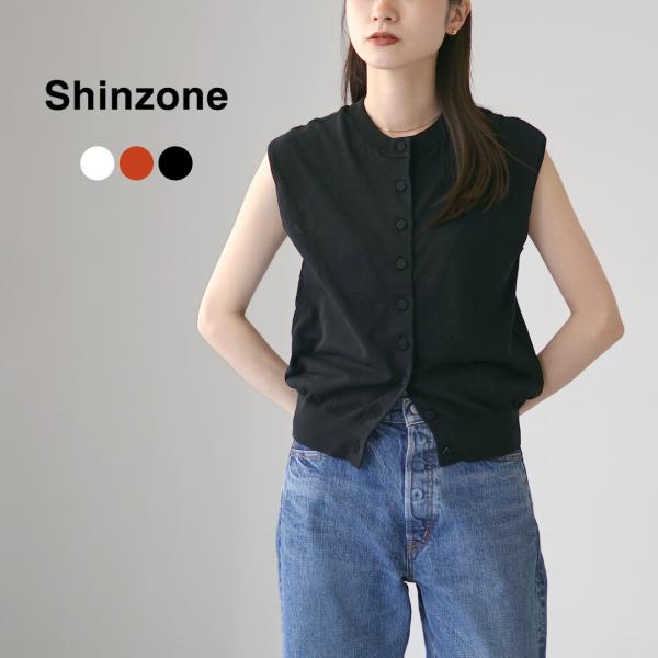SHINZONE（シンゾーン） アイス コットン ニット スリーブレス トップ 25MMSNI05 ...