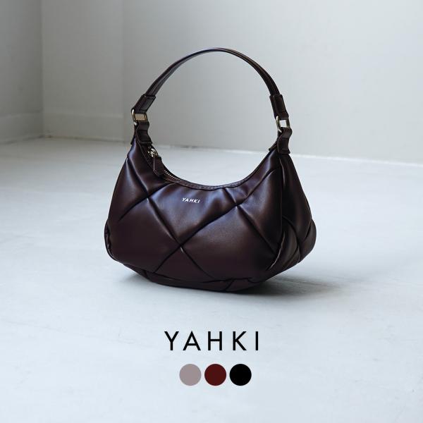 YAHKI（ヤーキ） ダイヤキルト ハンドバッグ フェイクレザー / レディース 合皮 オケージョン...