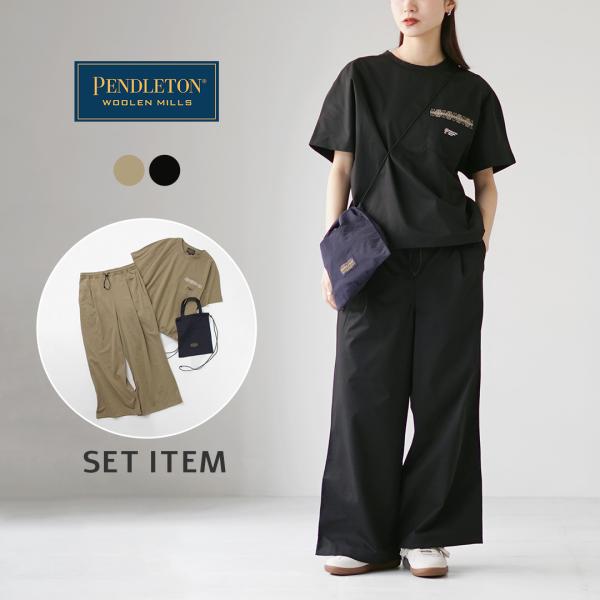 PENDLETON（ペンドルトン） トップス＆パンツ SET / セットアップ レディース 半袖Tシ...