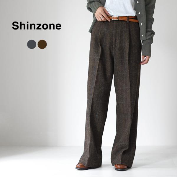 SHINZONE（シンゾーン） ウール セミ フレア パンツ 25AMSPA09 / レディース ボ...
