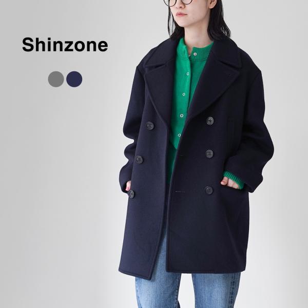SHINZONE（シンゾーン） オーバーサイズド ウール ピーコート 25AMSCO02 / Pコー...