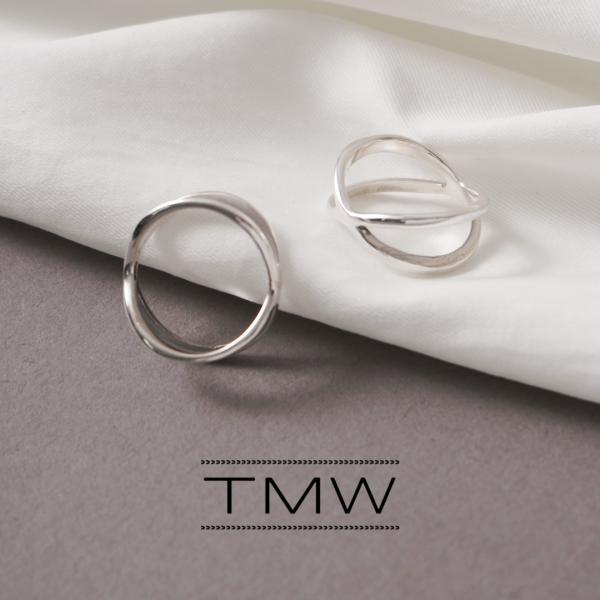 TMW（トラディショナルモダンワークス） スターリングシルバー クロス リング / 指輪 シルバー9...