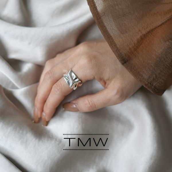 TMW（トラディショナルモダンワークス） スターリングシルバー ワイド メタル リング / 指輪 シ...