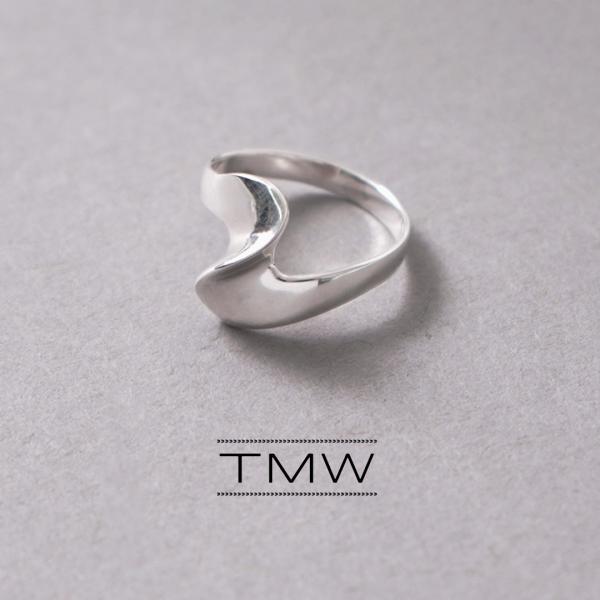TMW（トラディショナルモダンワークス） スターリングシルバー ウェーブライン リング / 指輪 シ...