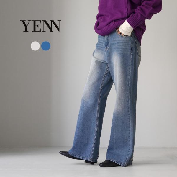 YENN（イェン） ルーズフィット フレアパンツ / ボトムス デニム ジーンズ