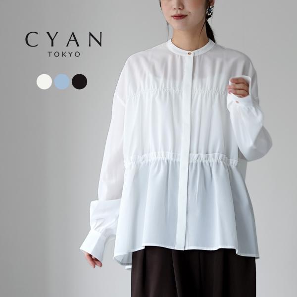 CYAN TOKYO（シアン トーキョー） シャーリング ティアードブラウス / ブラウス シャツ ...